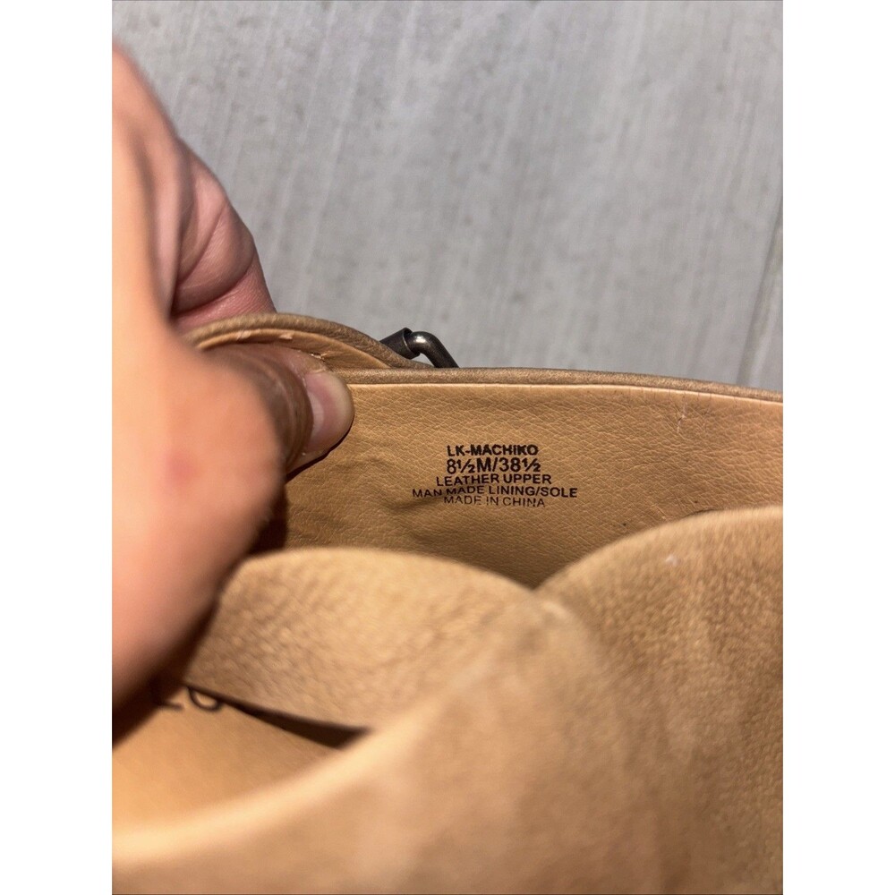 Lucky Brand Women's Machiko Mule 8 1/2 M Slingback,Block Heel, Leather , Buckle - Picture 9 of 10